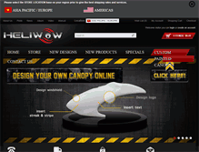 Tablet Screenshot of heliwow.com